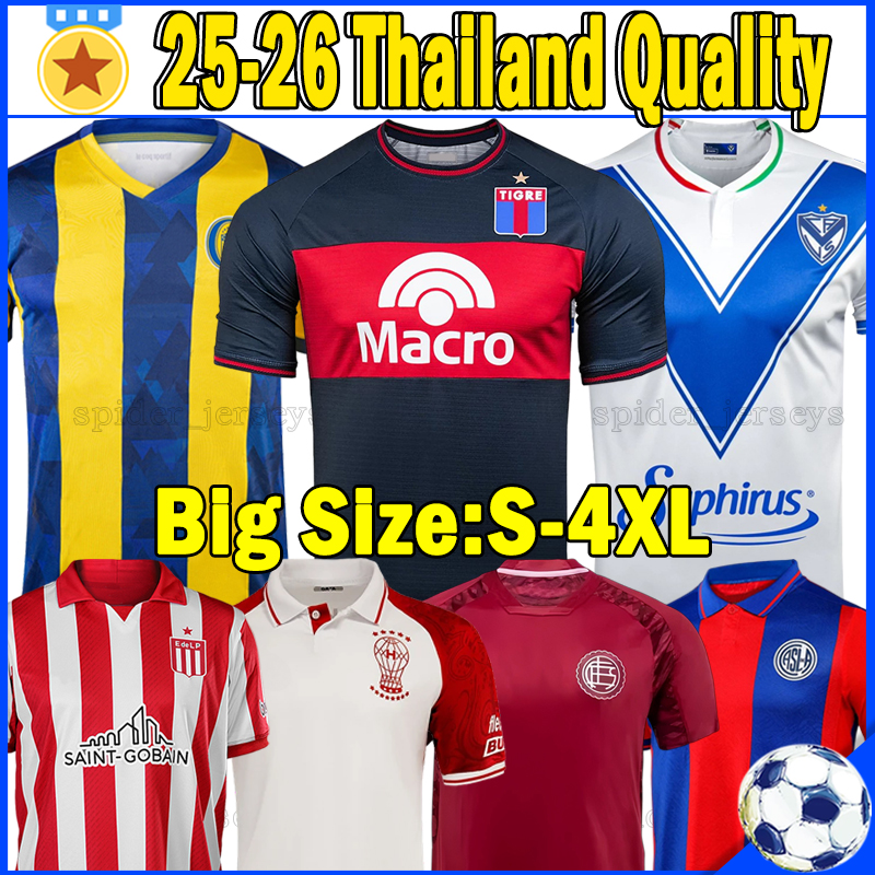 XXXL 4XL 2025 2026 Rosario Central Tigre Soccer Jerseys Lanus La Plata CETRE ALARIO MUNIAIN 25 26 San Lorenzo de Almagro Huracan Velez Sarsfield Men Football Shirts