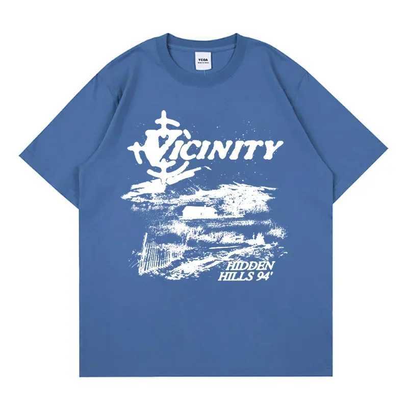 Mens T-shirt Ultra fine cotton Korean fashion retro graphic Y2k top Street clothing Short sleeved T-shirt Harajuku aesthetic clothingT250318