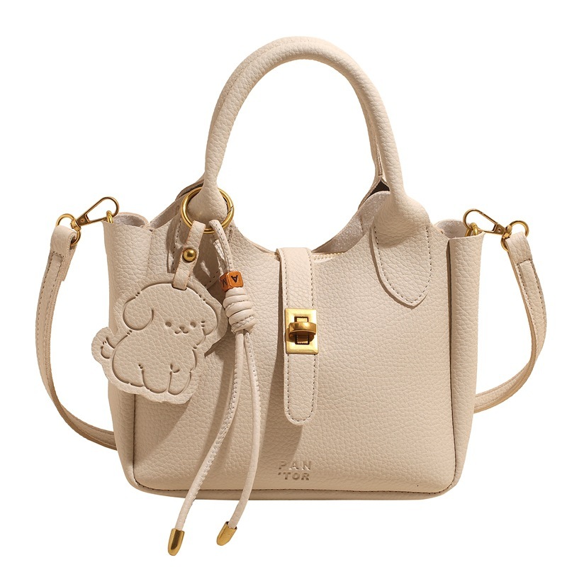 High End For Women 2025 New Trendy Lychee Patterned Vegetable Basket Handbag Versatile Tote Single Shoulder Crossbody Bag Fashion Shoulder Bags