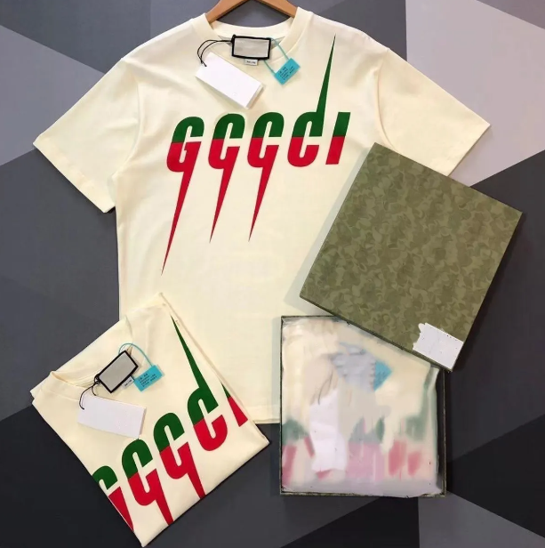 Gnccci tshirt Authentic Short Sleeve T-Shirt For Men Classic Cotton Crewneck With Iconic GG Logo Luxury Casual Streetwear High-Quality Breathable Fabric Tee 69