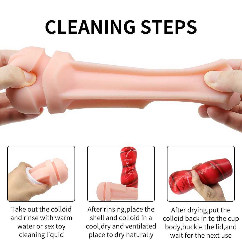 Male sucking masturbation cup soft cat tight vagina adult oral sex endurance training vacuum pocket cup sex toyXJ250319