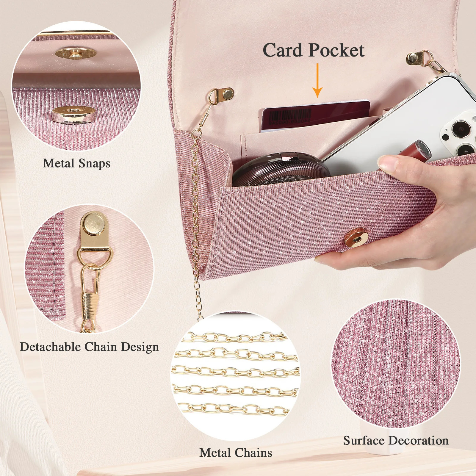 Solid Color Flap Wedding Bag Women Envelope Lady Evening Bag Wedding Party Prom Clutch Bag Messenger Handbag 250314