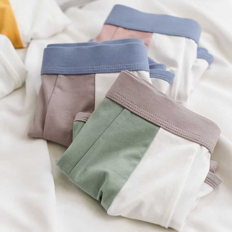 Mens Boxers briefs Cotton underwear men 2023 Patchwork boxer shorts mens sale Underpants man brand Fashion panties for men X250319