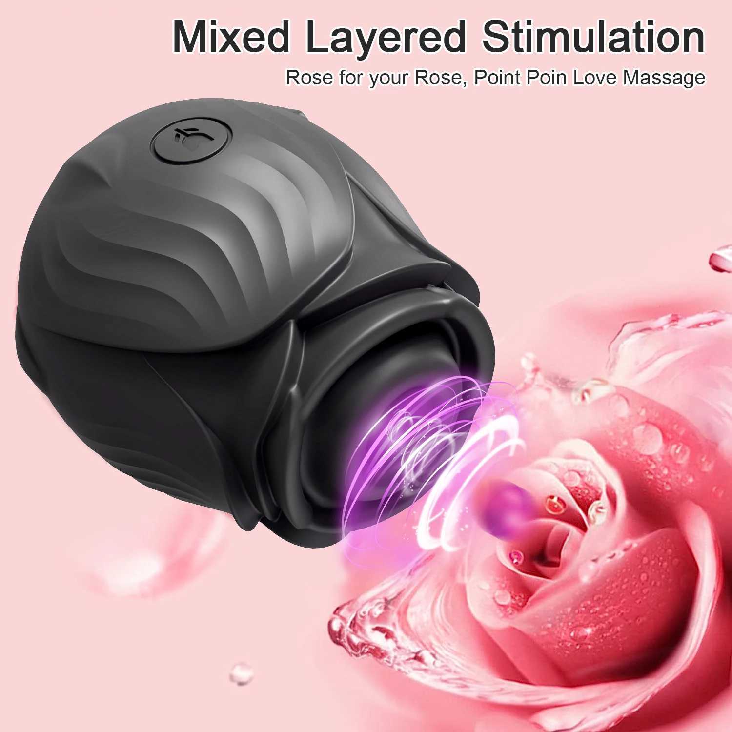 Clitoral Sucking Vibrator Rose- 10 Intense Suction Modes G-spot Stimulator Vaginal Pussy Massager Adults Sex Toy for Women W250319