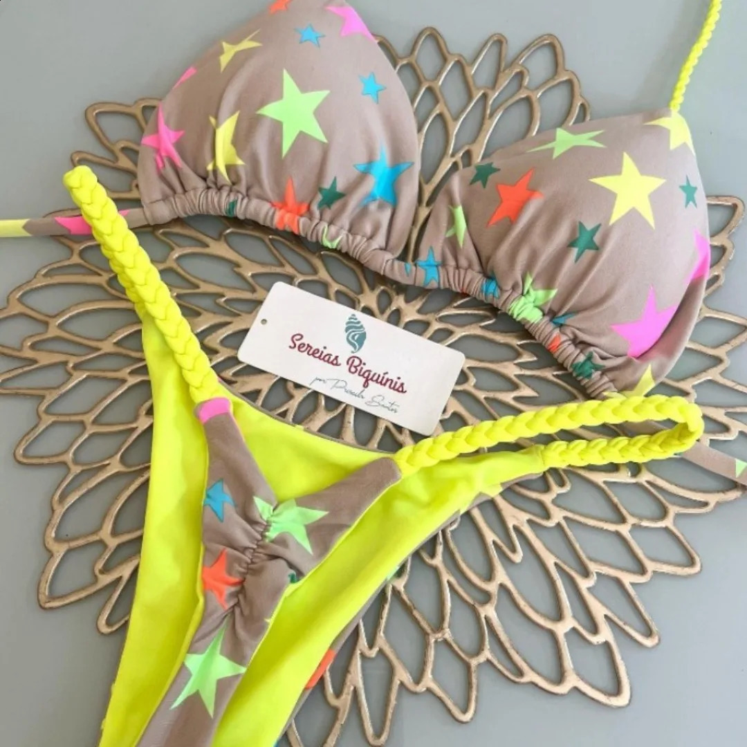 Sexy Women Bikini Beach Holiday Swimsuit Two-piece Set 250317