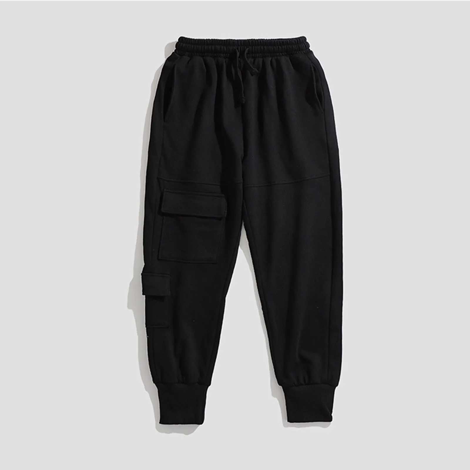 Boys school uniform pants boys sports pants casual pants with loose cuffs solid color boys sports pants baby pants 6-month-old boysT250318