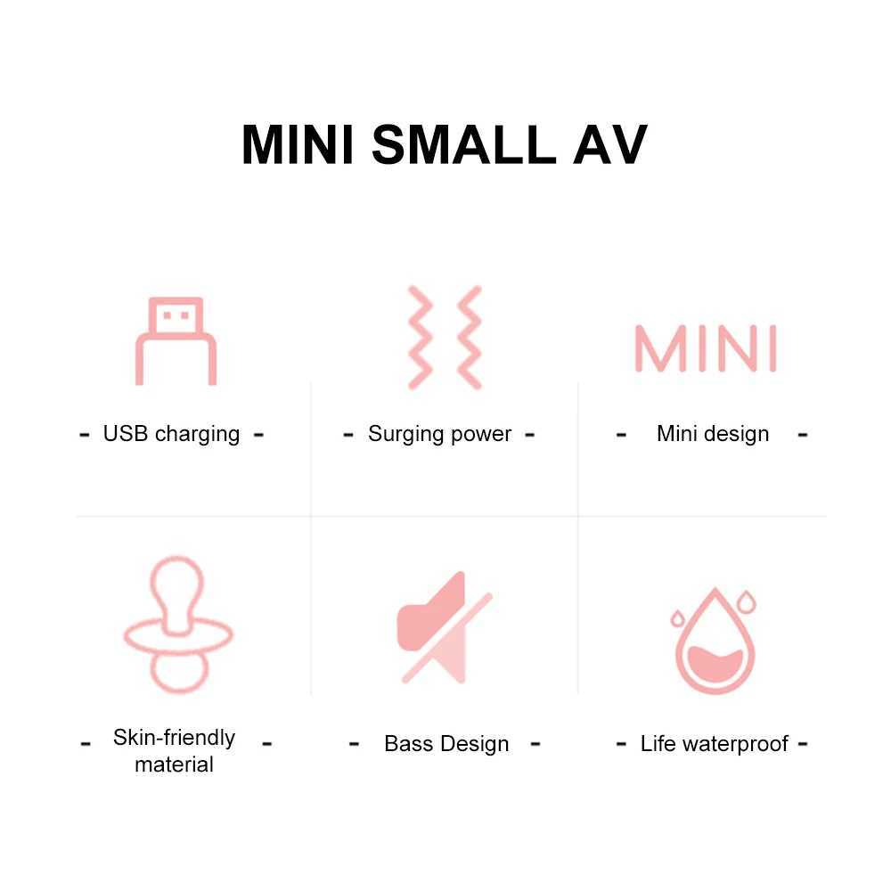 10-speed Mini Vibrator G-Spot Vibration Dildo Erotic Clitoral Stimulation Breast Massager Anal Plug Adult Sex Toys For Women W250618