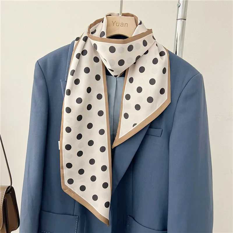 New Fresh Style Luxury Hair Scarf Long Fashion Wen band Brand Silk Bag Ribbon Design Wrist Towel Foard Neckerchief X250319