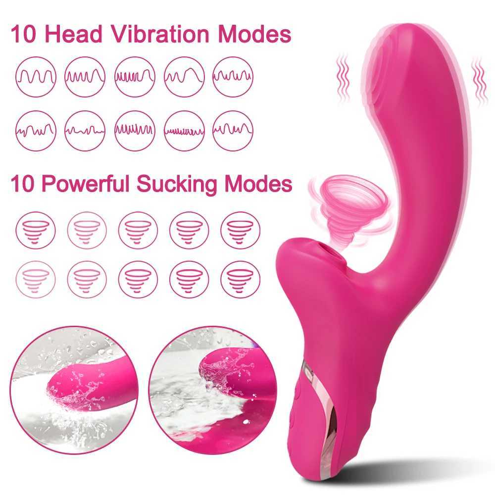 Powerful Clitoral Sucking Dildo Vibrator Female 20 Modes Clitoris Stimulator G Spot Vagina Massager Adult Sex Toys for Woman W250319