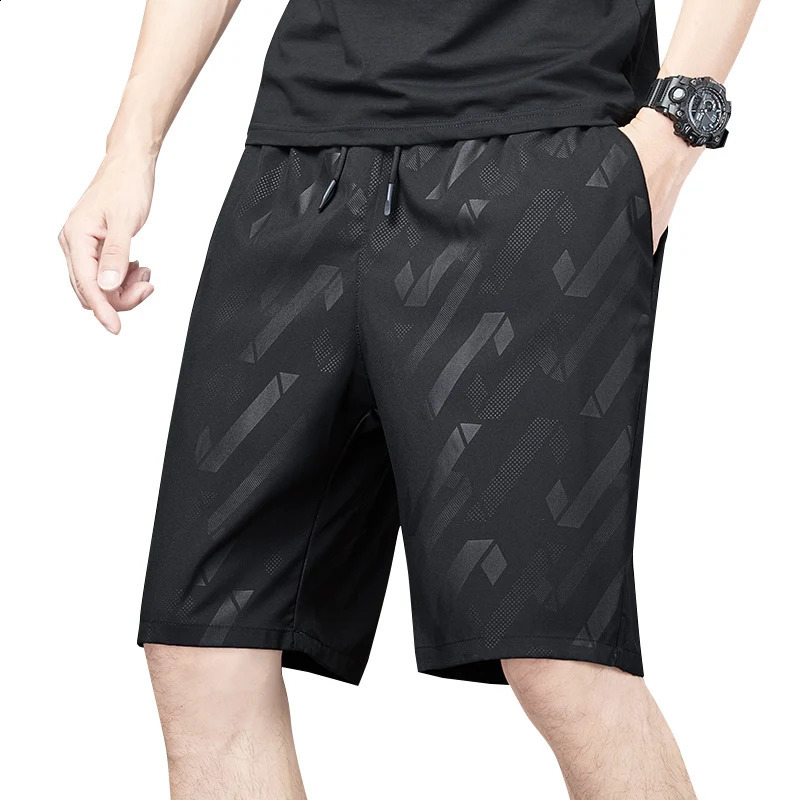 Outdoor Casual Quick-drying Shorts Men Summer Ice Silk Camouflage Sports Gym Short Pants Oversized Beach Shorts Male 250317
