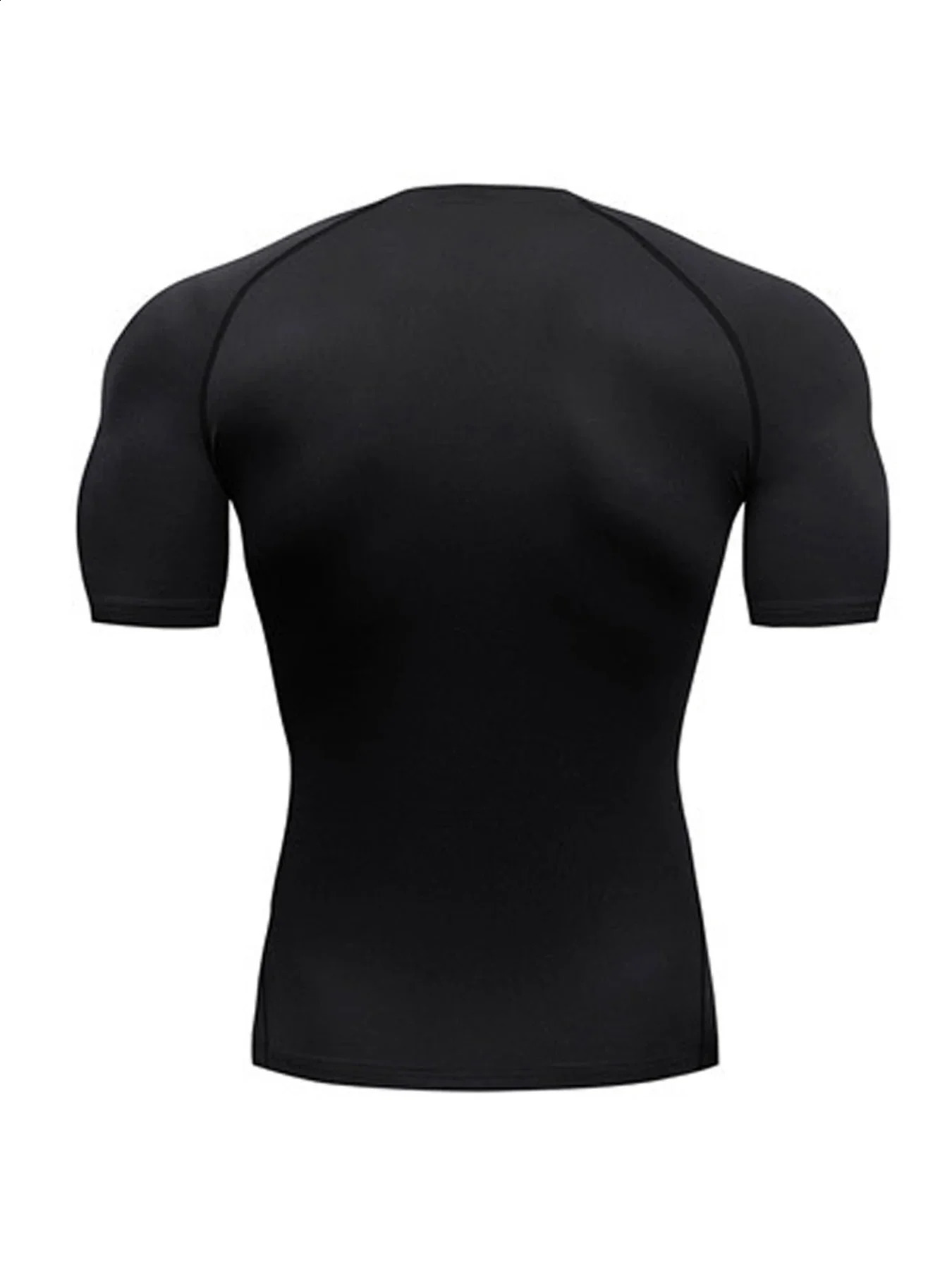 Mens Bodybuilding Sports Tight T-shirt Summer Compression O-Neck T Shirt Gym Fitness Quick Dry Running Tshirt Male Workout Tops 250319