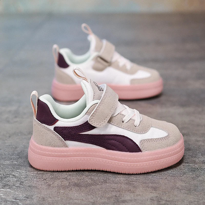 2025 Fashion Kids Skateboard Shoes Breathable Sports Shoes Children Green Casual Sneakers Girls Boys Training Shoes 250319