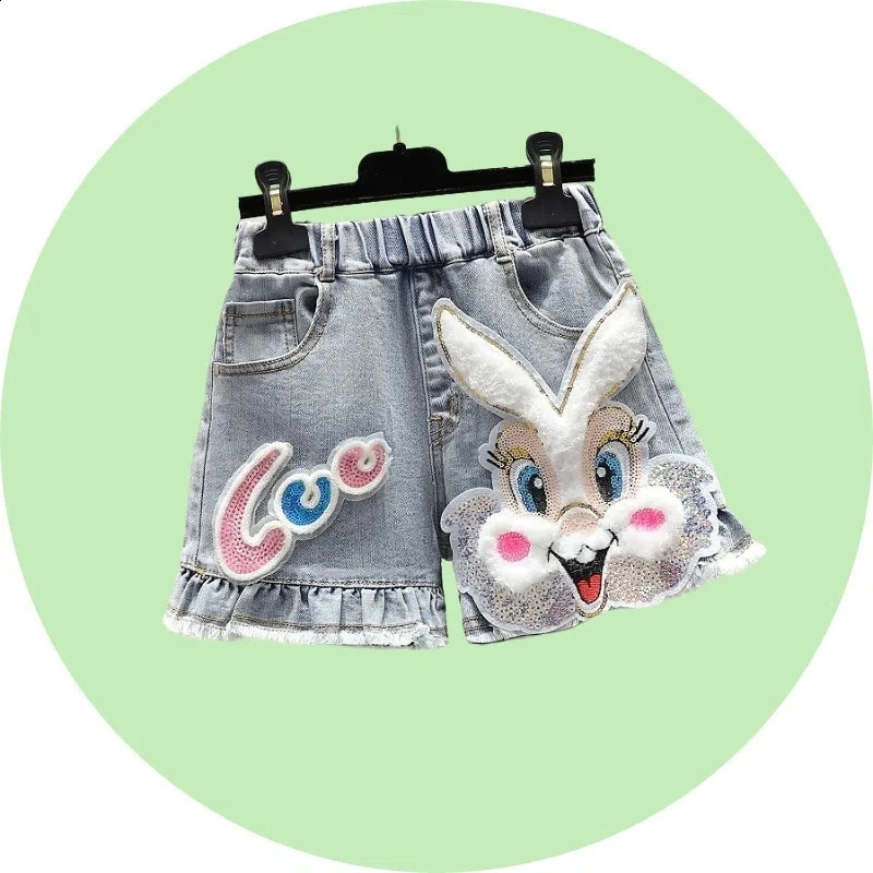 Girls Shorts 4-16Y Children Autumn Casual Pants for Boys Kids Solid Jean Shorts Pants Teeanger Pants with Pockets Suits 250319