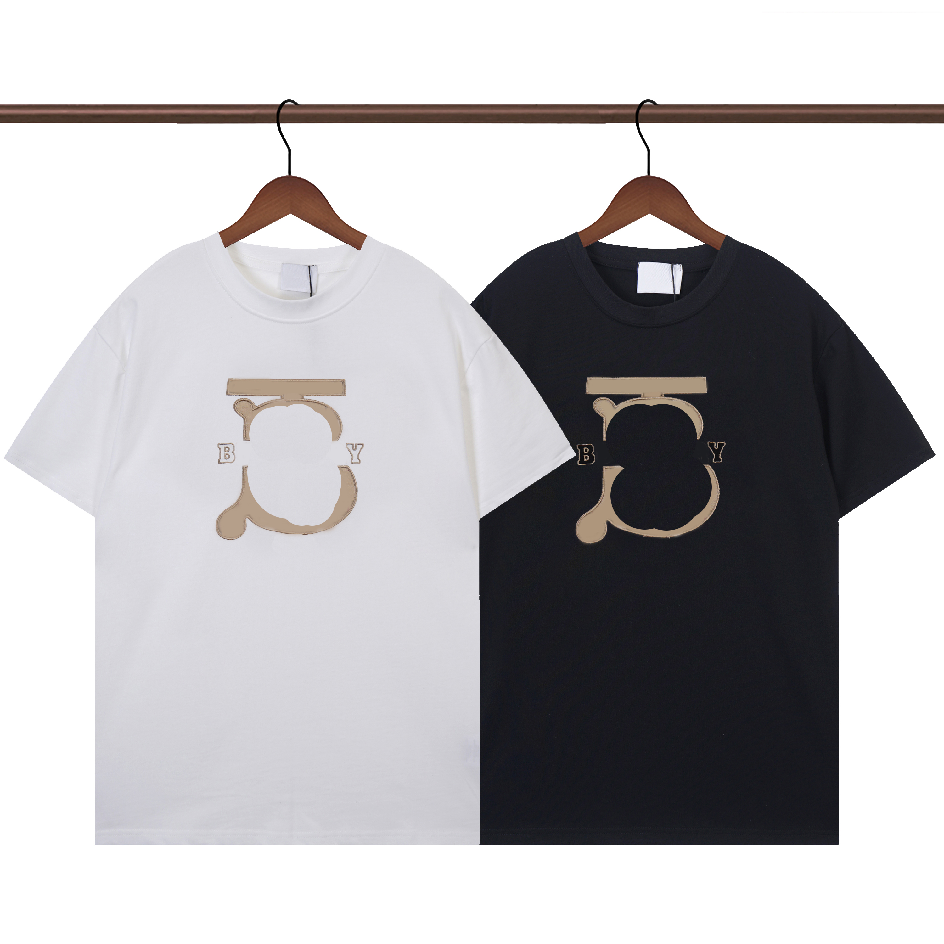 Designer letter short sleeve fashion brand printed T-shirt casual men's and women's loose round neck all match summer half sleeve top
