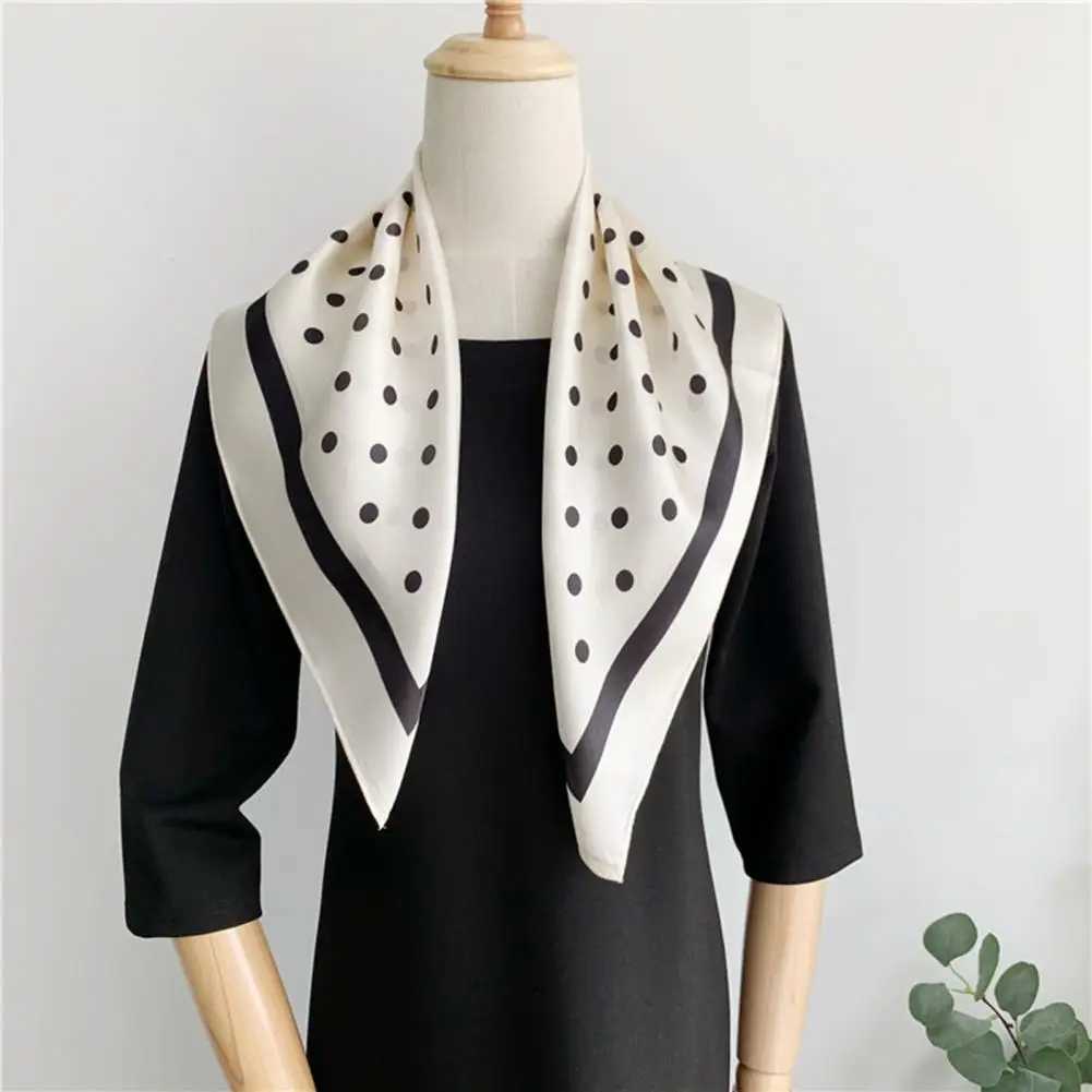 Silk Scarfs For Wen Soft Breathable Neck Collar With Colorf Print Perfect Lightweight Silk Scarf Wen Neck Tie Bag Scarfs X250319