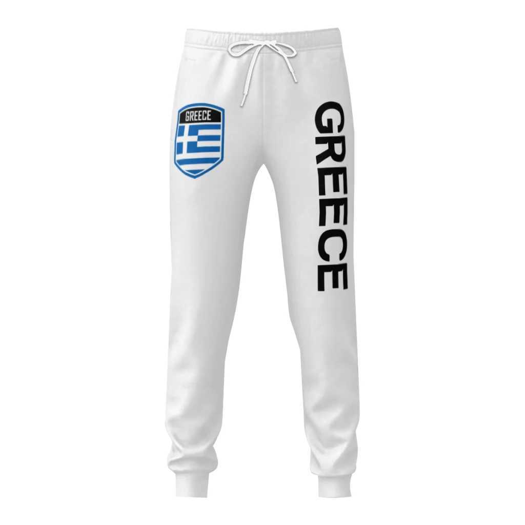 Greece Flag Mens Sweatpants with Pockets Joggers for Men Sports Casual Sweat Pants With Drawstring X250319