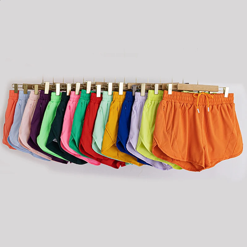 Women Running Lightweight Athletic Shorts With Mesh Liner Zip Pocket Quick Dry Workout Sports Shorts Oneractive Yoga Pant Sport 250318