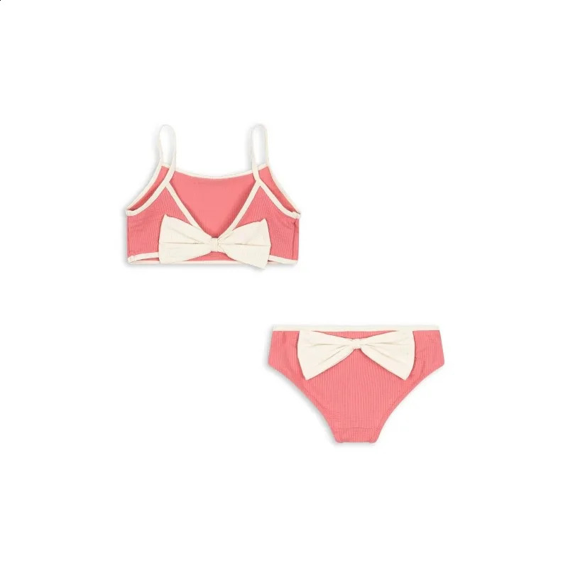 Girl Swimwears Bow Love Baby Swimwear Kids Vacation Sunscreen Swimsuits Bikini Teen Swimsuit for Girls Bikinis Biquini Mayo 250319