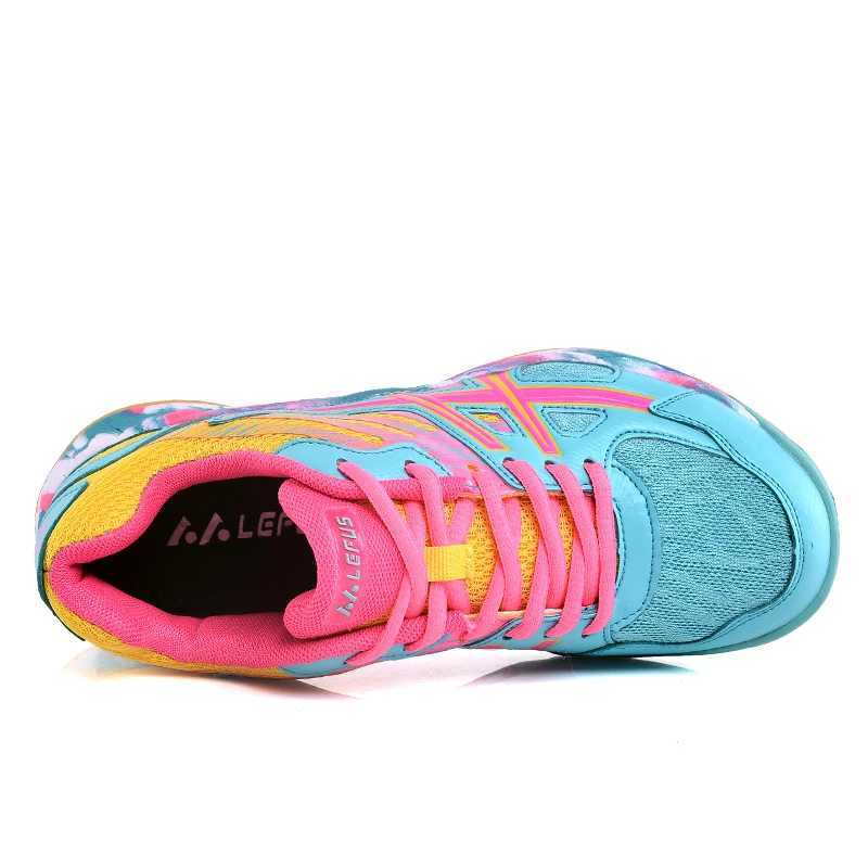 2022 New Women Sneakers Men Badminton Shoes Light Black Breathable Female Outdoor Sports Training Women Athletics Sports GreenC250319