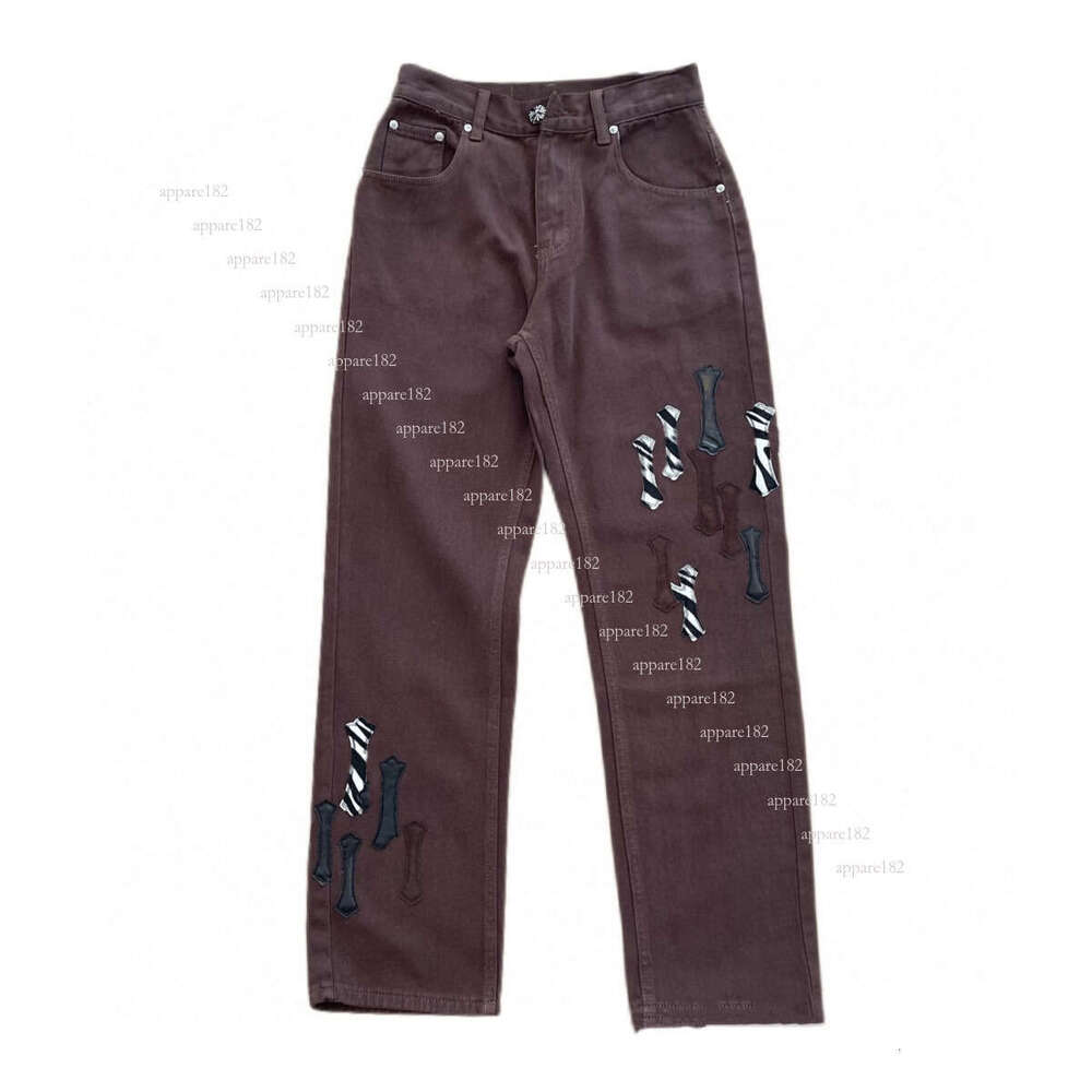 designer chrome jeans clothe pants for men high quality CH brand pure cotton luxuryuu denim jean women hiphop casual long pant 5s dc 09 e4