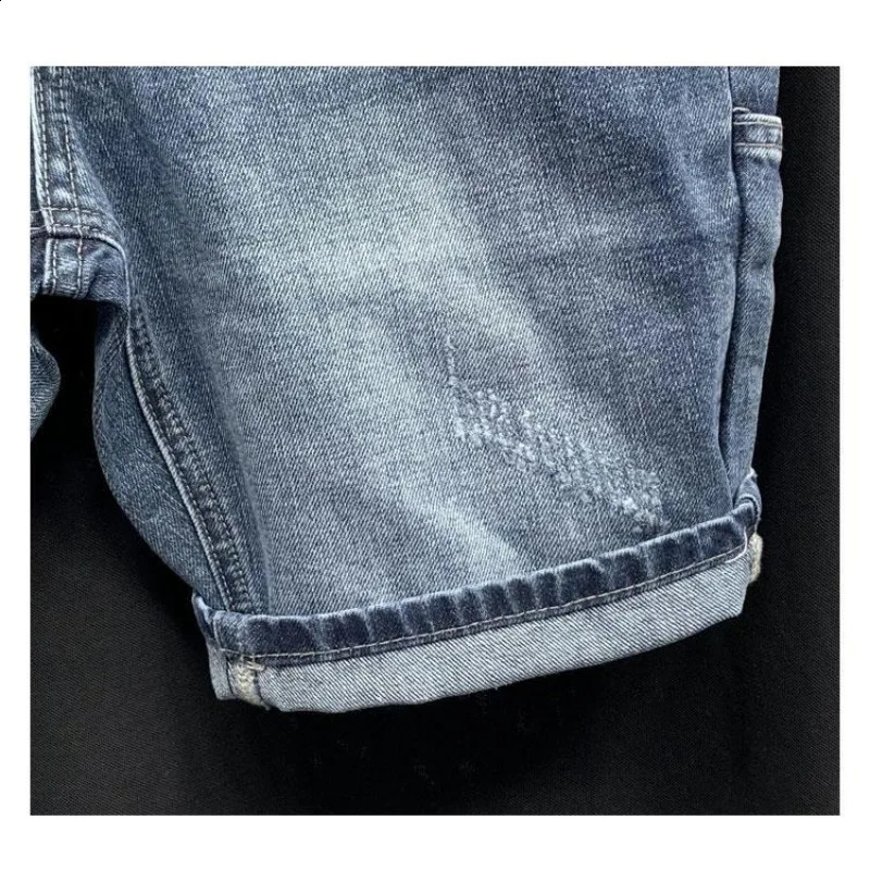 Mens casual tool denim shorts summer mens 250319