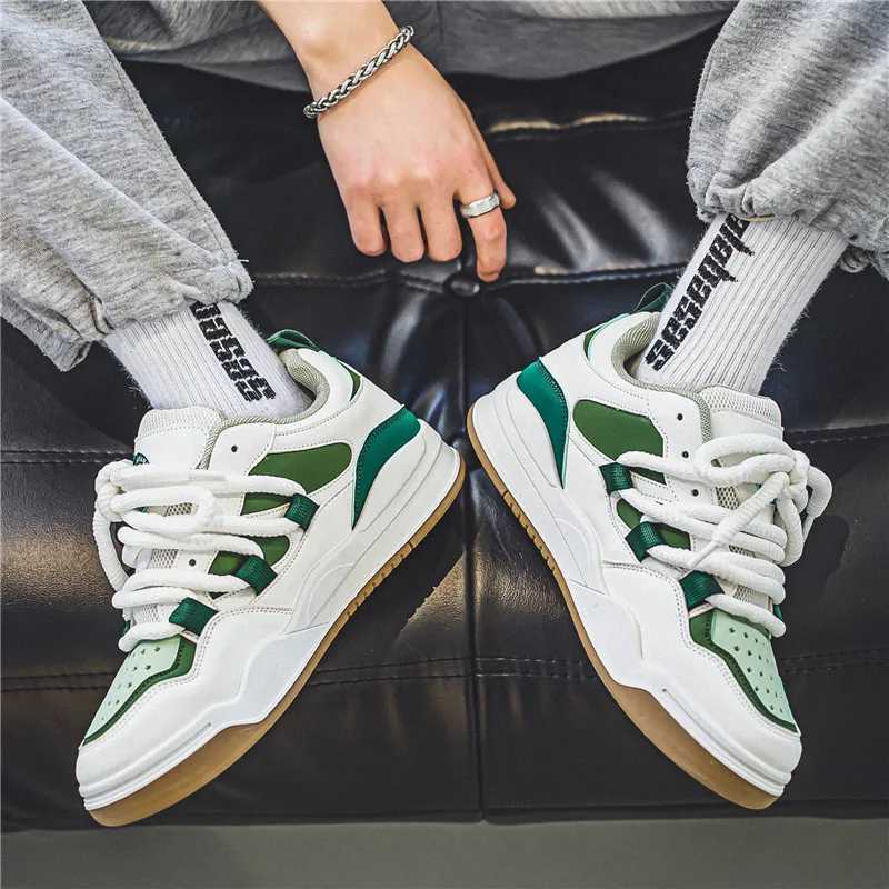 Fashion Mens Shoes Outdoor Sneakers Lace-up Male Casual Shoes Street Hip Hop Tennis Shoe Designer Platform Men Running Shoes Z250319