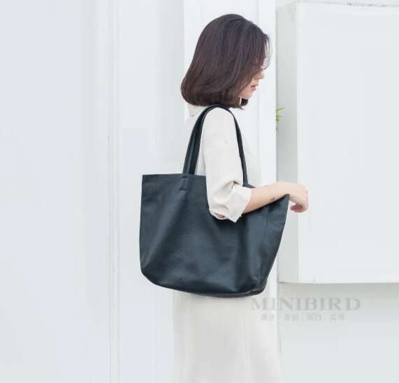 Simple Style Genuine Leather Women Tote High Quality Cowhide Large Shopper Female Totes Calfskin Shoulder Bag New