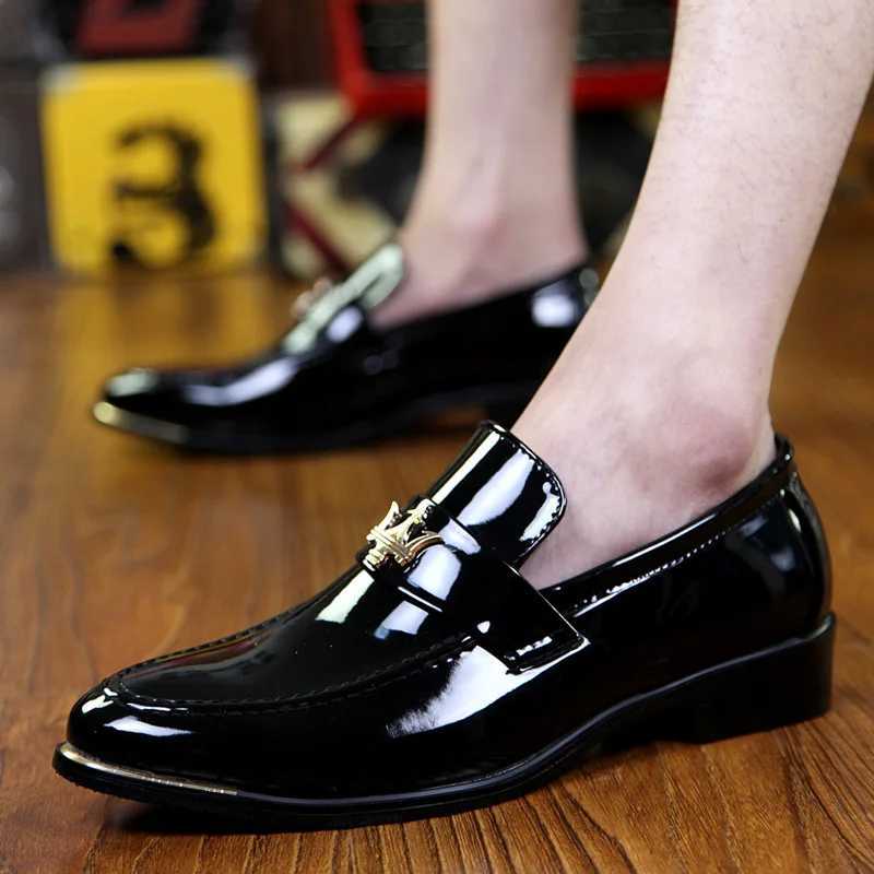 Luxury Italian Dress Shoes for Men Oxford Leather Casual Business Shoes for Men Office Shoes for Men Wedding Formal Shoes 2024XJ250319