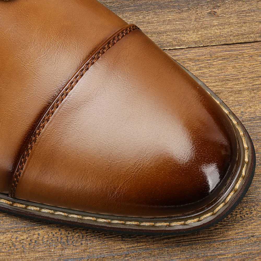Mens dress shoes Fi Comfort 2025 brand leather shoes for menXJ250319