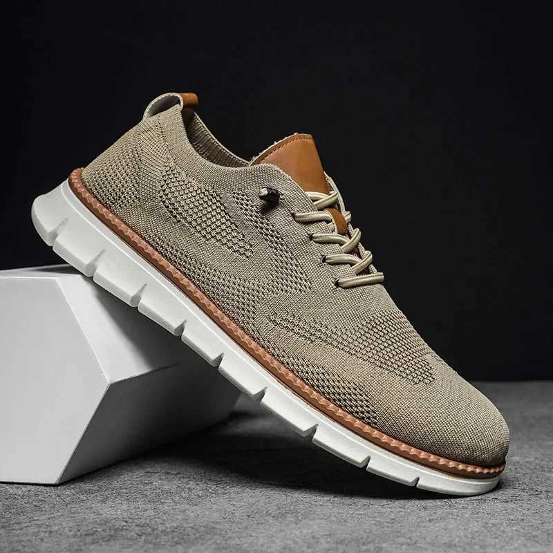Men Casual Shoes Breeze Stylish Oxfords Fashion Formal Business Urban Shoes for Male Non Slip Dress Sneakers for Party Z250319
