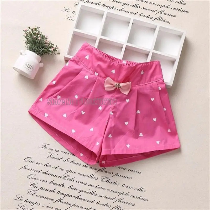 Kids Summer Bow Princess Shorts Fashion Girls Children Pants Flower Girls Clothing 250319