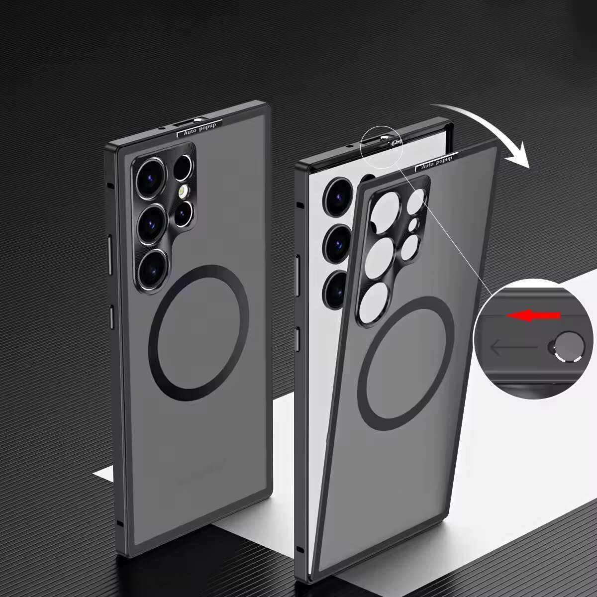 Applicable to Samsung S24ultra Phone Case Lens All-Inclusive Drop-Resistant S22ultra Advanced Metal Frame S2