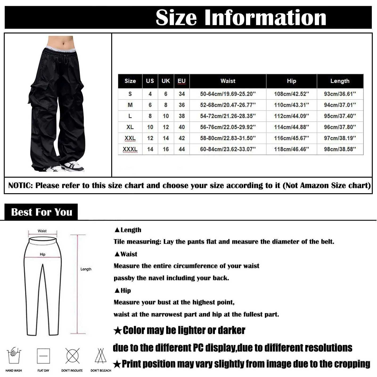 Girls Harajuku streetwear fashion straight leg pants black cool multi pocket high waist paradigm dress loose wide leg TrousersT250318