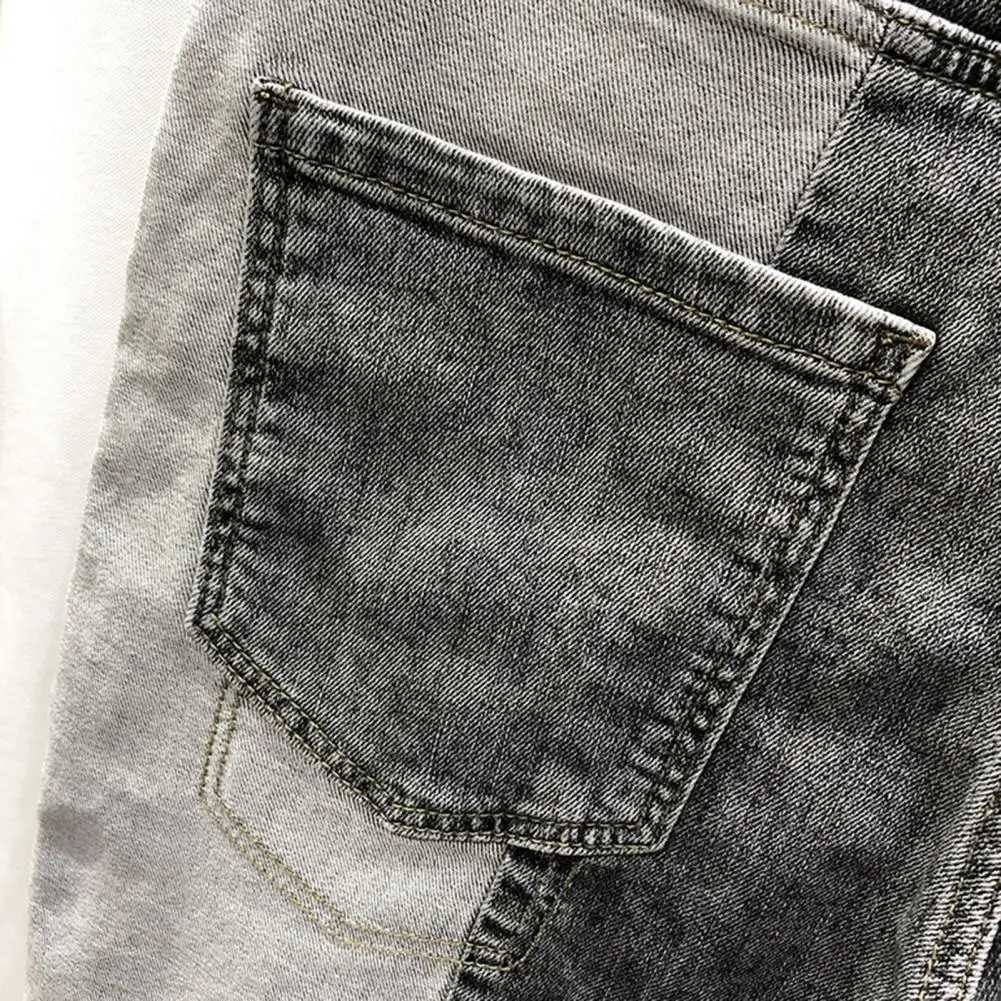 Men Street Style Shorts Multi-pocket Men Shorts Summer Mens Denim Shorts with Multiple Pockets Baggy Ripped Jeans for Wear W250319