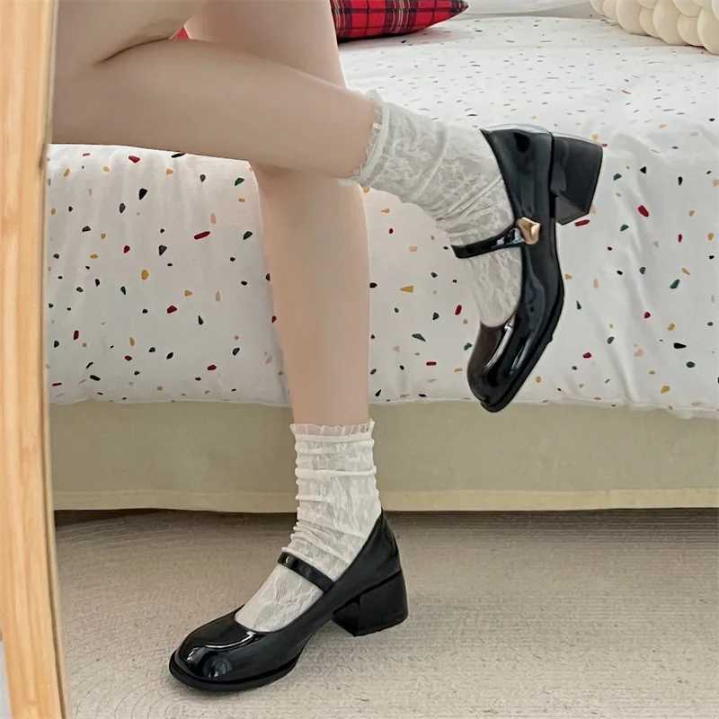 Summer Shoes Womens High Heels Womens Shoes Oxford Shoes 2025 High Heels New Dress Leather High Pump Mary Janes Summer ShoesXJ250319