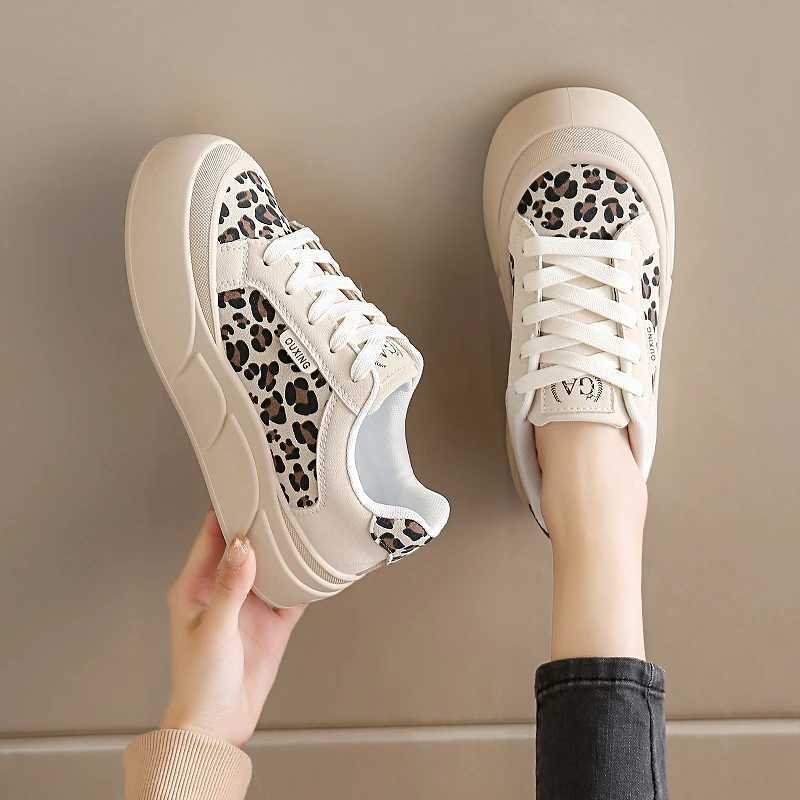 CRLAYDK Summer Wens Stylish Skate Sneakers Tennis Low Top Casual Walking Flats Fi Cfortable Leopard N Slip Shoes Y250318