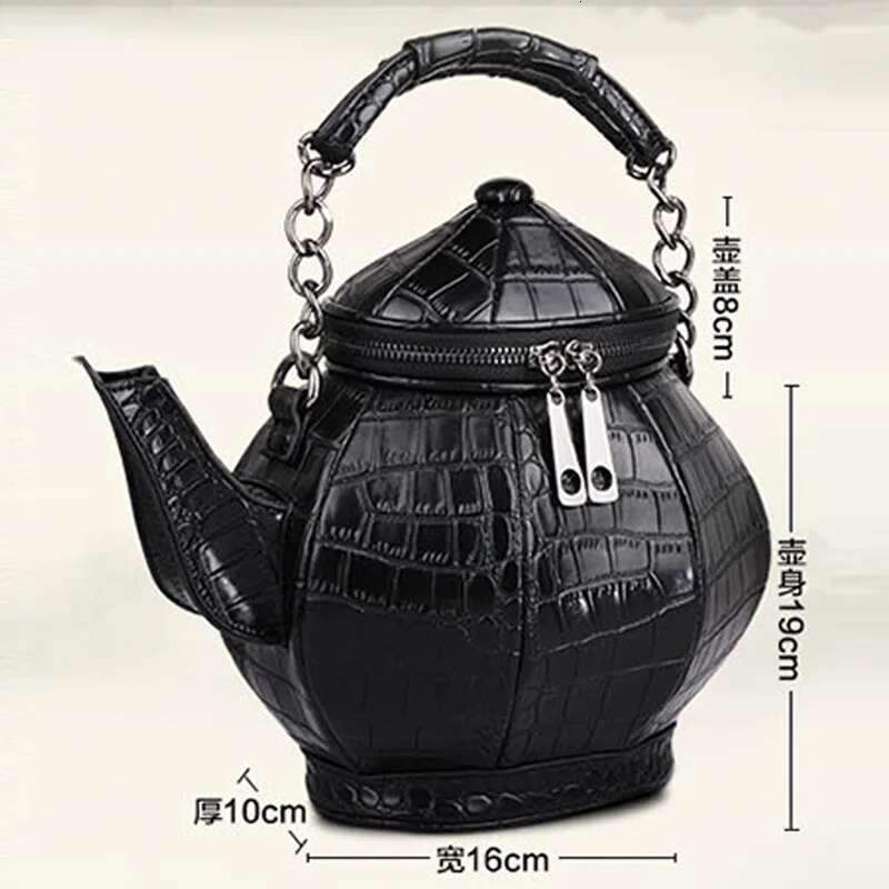New Kettle Messenger Unisex Hard Cool Personality Satchel Korean Female Male Single Shoulder Handbag Bagteapot Bag