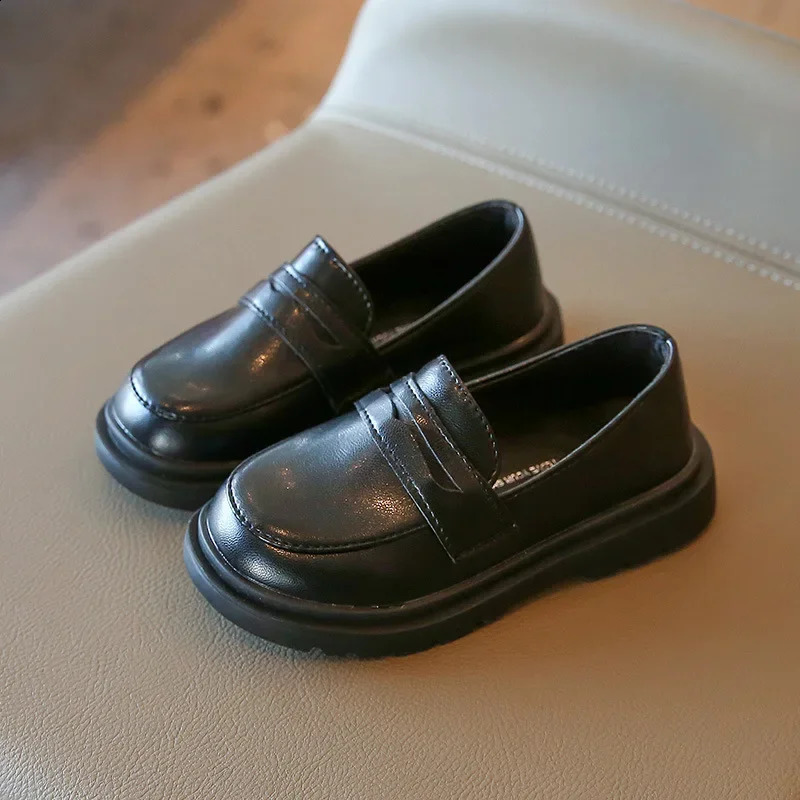 Childrens leather shoes suitable for casual sports boys girls childrens slippers school apartments and formal wedding occasions 2136 250319