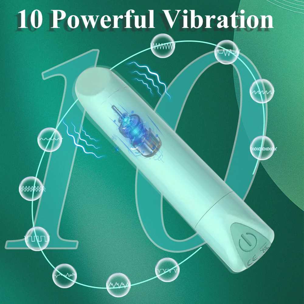 USB charging powerful bullet vibrator female clitoral stimulator vaginal G-spot masturbation 10 speed vibrator adult sex toy W250319