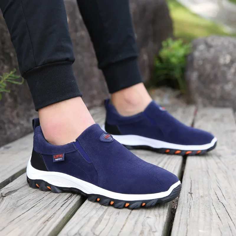 Large Size 48 Casual Shoes Men Sneakers Autumn Slip on Loafers Comfortable Walking Shoes Faux Suede Male Footwear Zapatillas Z250319