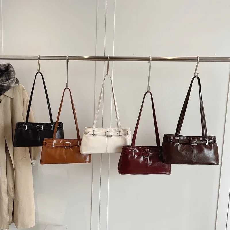 Vintage Handbag for Wen Large Capaci 2024 New Autumn/winter Underarm Cmuting Bag Korean Casual Single Shoder Tote Bag Z250318