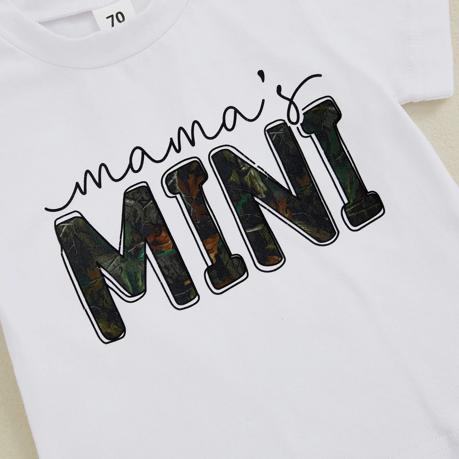 MISOWMNJOY Baby Boy Summer Clothes 2 pieces of toddler clothing letter printed short sleeved Tshirt with childrens set 250319