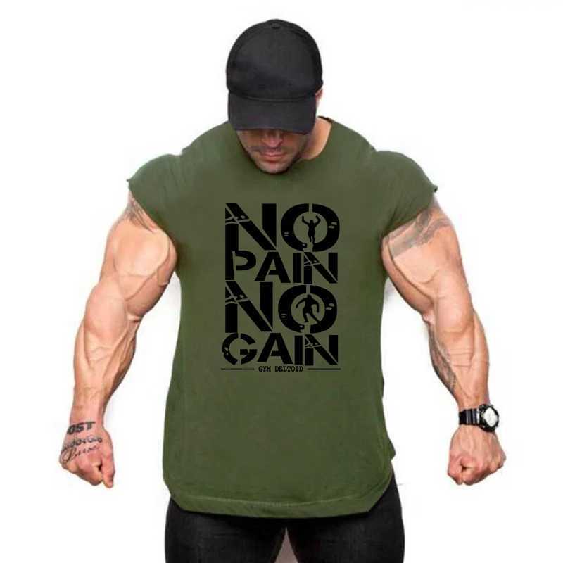 Gym clothing mens fitness hoodie vest cotton sleeveless vest sportswear topT250318