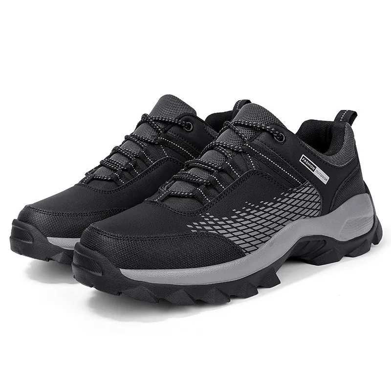 Mens Shoes Outdoor Sneakers Comfortable Lightweight Hiking Shoes Waterproof Casual Shoe Non Slip Men Running Shoes Plus Size 46 Z250319