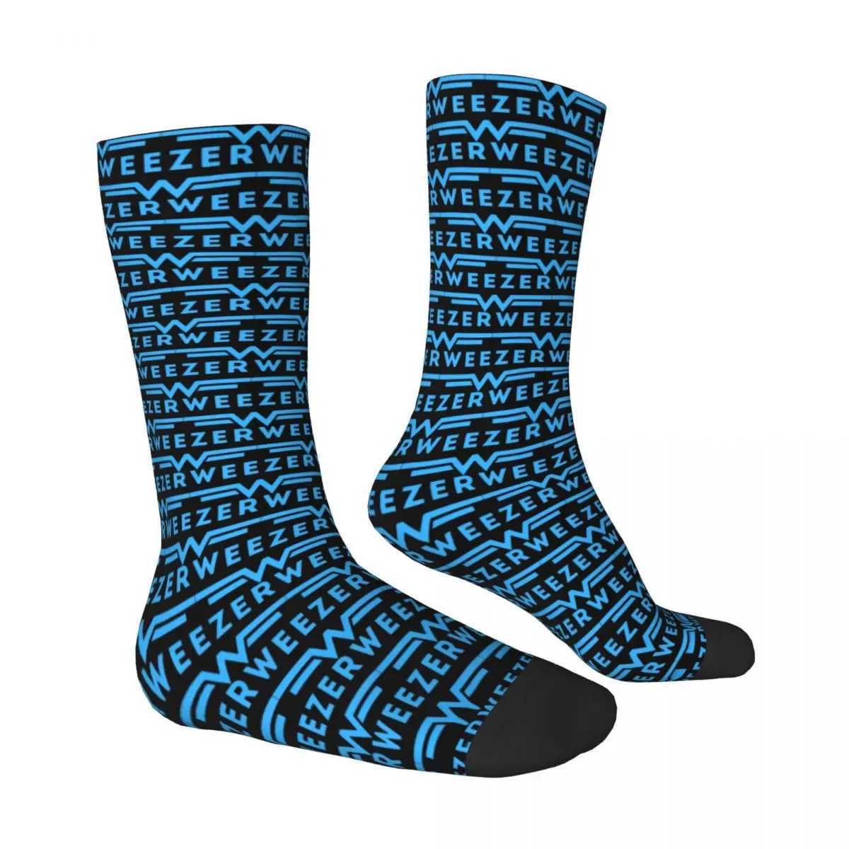 Weezer Socks Winter Long Socks Fashionable Adult Mens High Quality Socks Customized Running Non slip Socks X250319