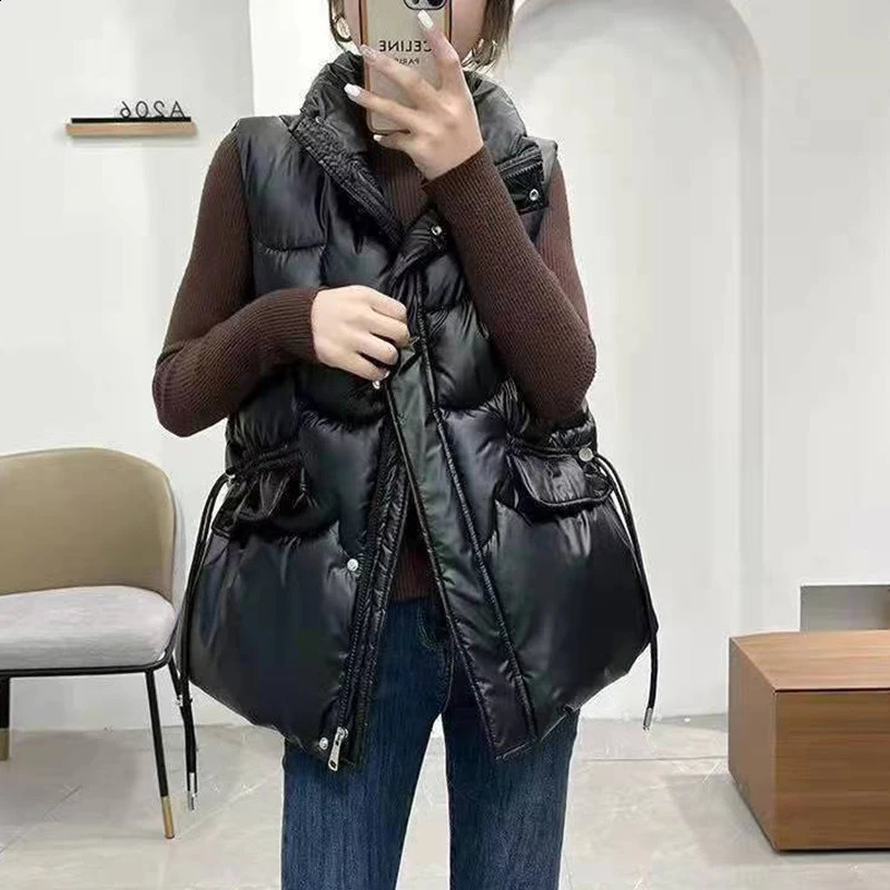 Winter coat womens 2024 Sustans vest loose casual jacket sleeveless fashion Plus size top full range competition 250319