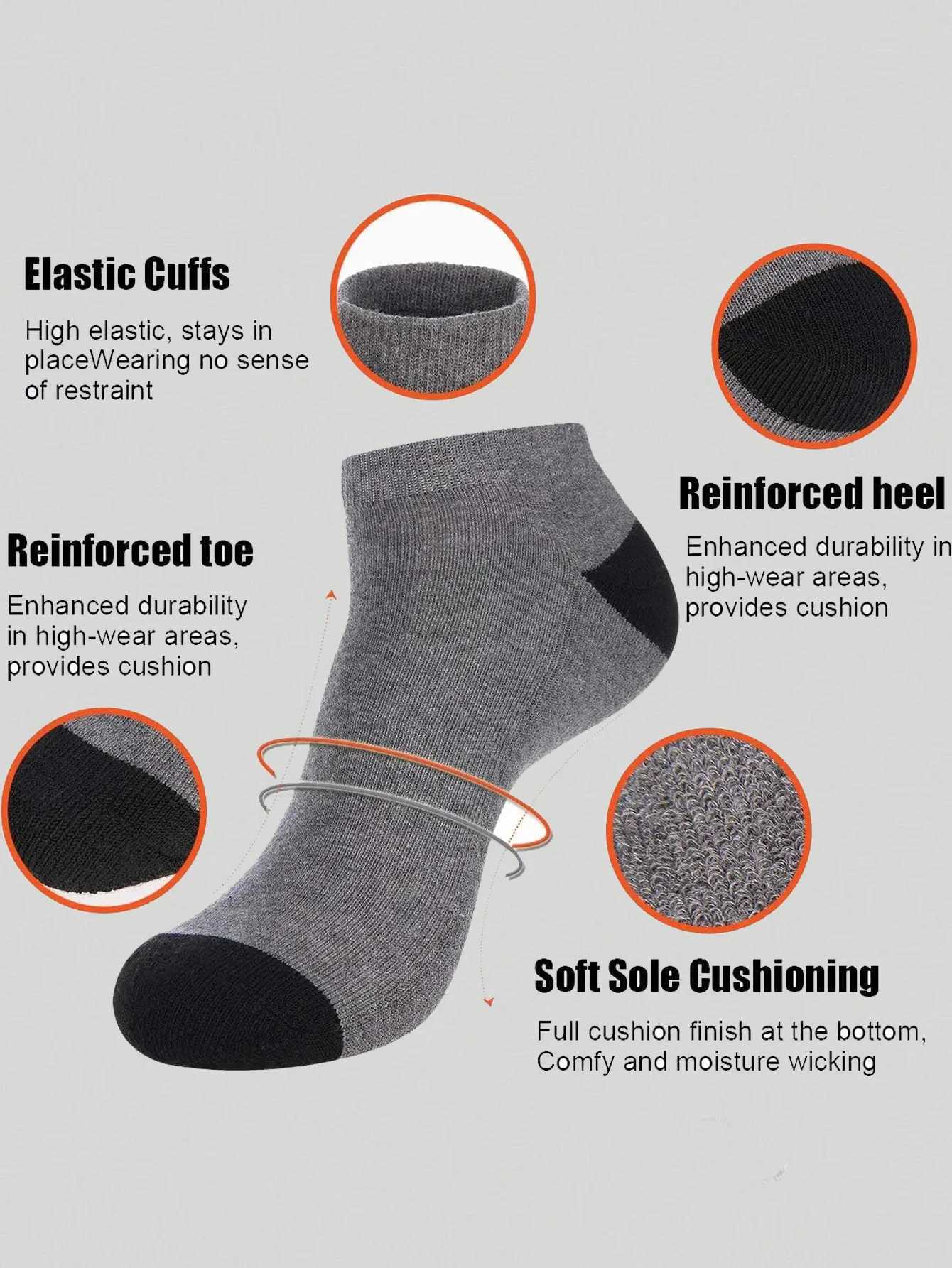 50/30/20/10 pairs of mens colored blocking boat socks basketball socks spring and summer dynamic fashion trends wearing bicycle socks X250319