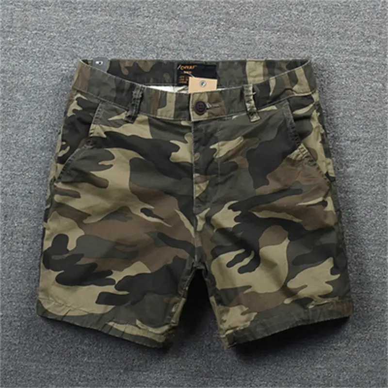 2024 Men Summer Fashion Loose Streetwear Camouflage Shorts Male Casual Print Shorts Men Cotton Breath Cool Shorts Homme G44 W250319