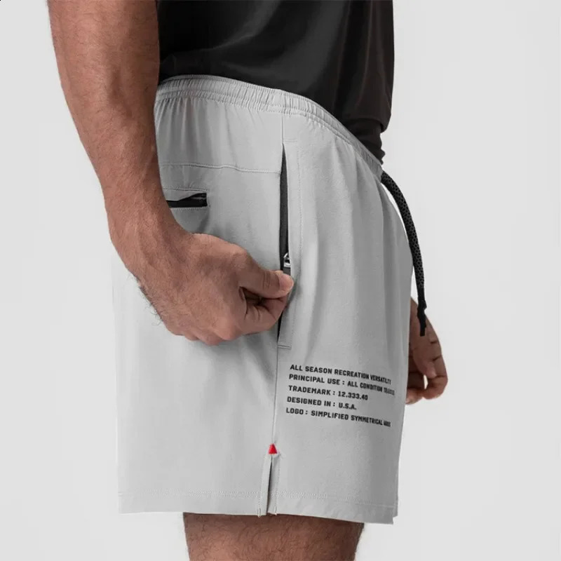 Summer mens fast dry sports stretch shorts mens casual gym fitness exercise fitness shorts 250317