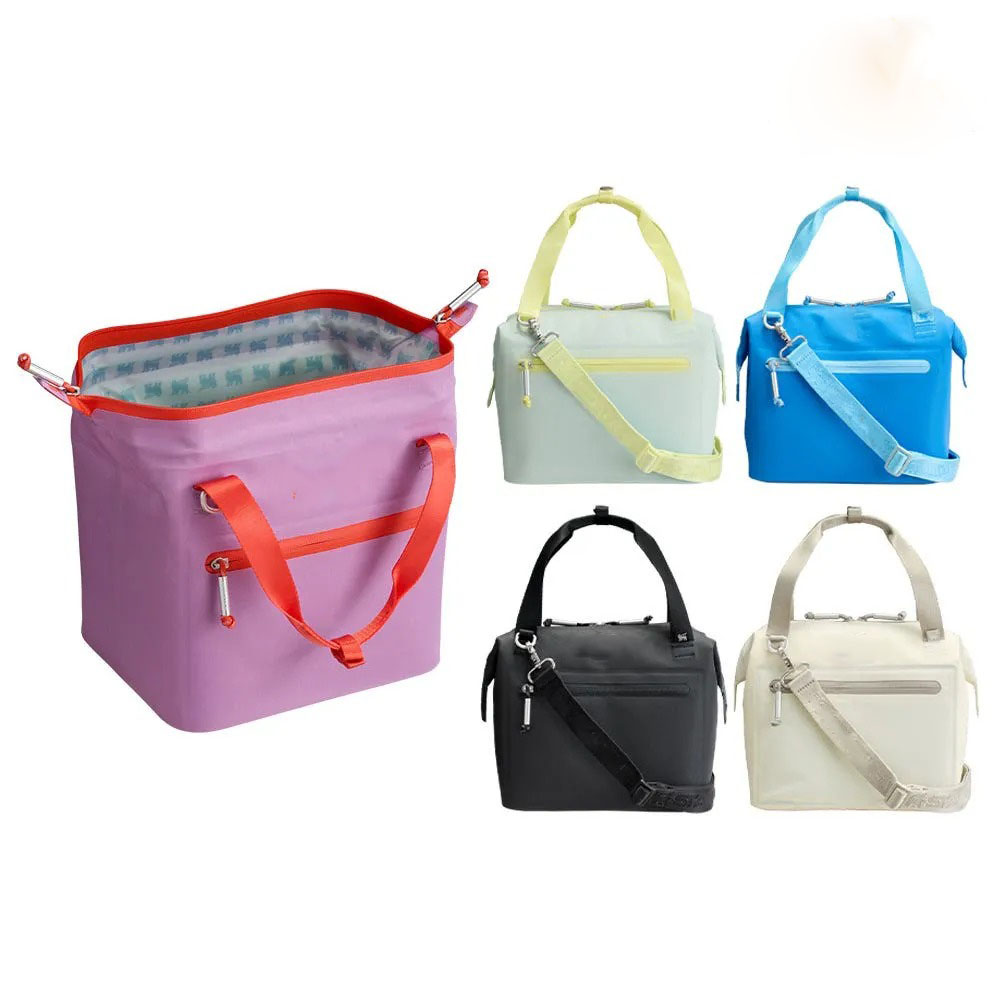 All Day Mini Soft Cooler Lunch Bag Box Recycled Polyester Cooler Carry-All for 40oz Cup Crossbody Bag with Phone Pocket for Cups Accessories